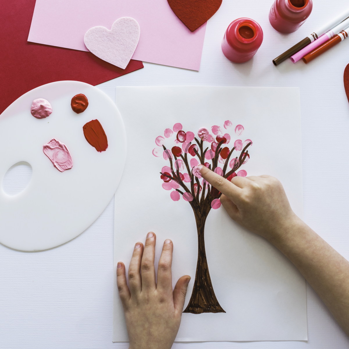 Valentine's Day Craft Idea for Preschoolers - The Purposeful Nest